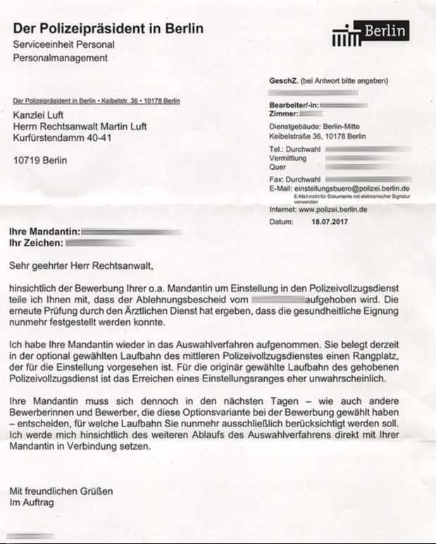 Pdv 300 Polizeidiensttauglichkeit Einstellungstest